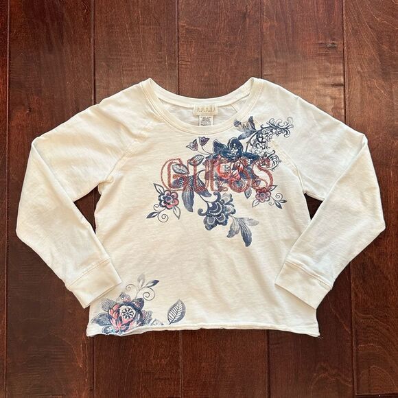 Guess long sleeve flower shirt - Picture 3 of 8